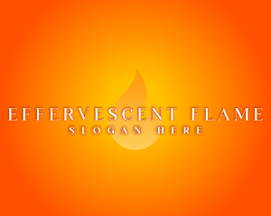 Hot Flame Glow logo design