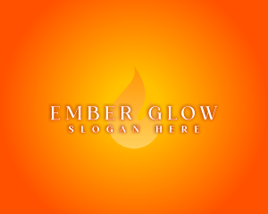 Hot Flame Glow logo design