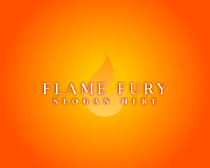 Hot Flame Glow logo design