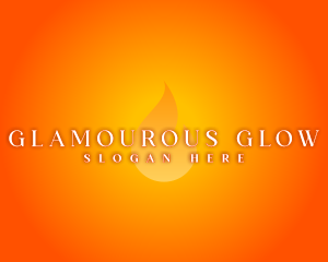 Hot Flame Glow logo design