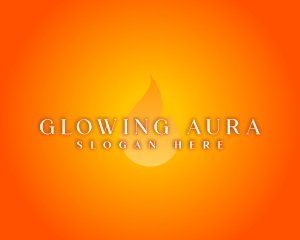 Hot Flame Glow logo design