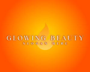 Hot Flame Glow logo design