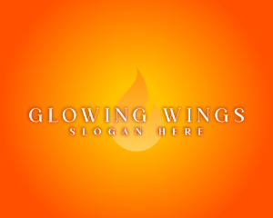 Hot Flame Glow logo design