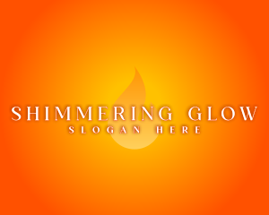 Hot Flame Glow logo design