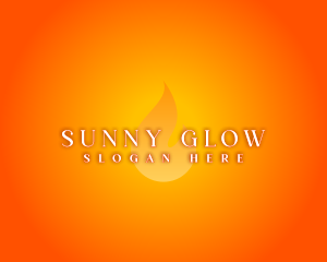 Hot Flame Glow logo design