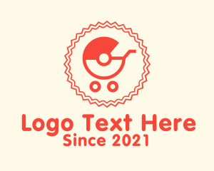 Cute Baby Stroller  logo