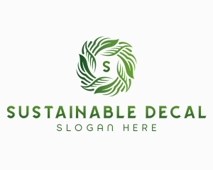 Sustainable Botanical Wellness logo design