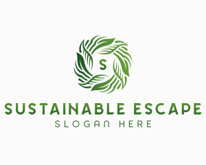 Sustainable Botanical Wellness logo design