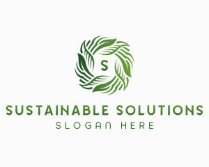 Sustainable Botanical Wellness logo design