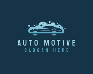 Bubbles Auto Car Wash logo design