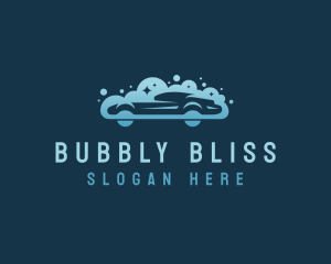 Bubbles Auto Car Wash logo design