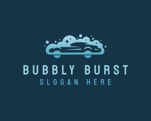 Bubbles Auto Car Wash logo design