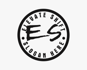 Black Tattoo Artist Seal  logo design