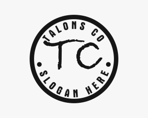 Black Tattoo Artist Seal  logo design