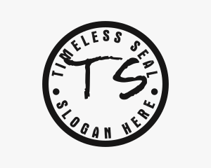 Black Tattoo Artist Seal  logo design