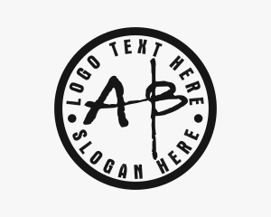 Hip Hop - Black Tattoo Artist Seal logo design