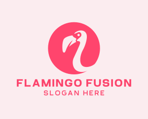 Bird Aviary Flamingo  logo