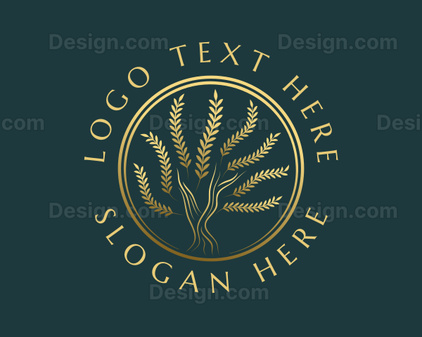 Luxury Tree Plant Logo