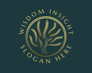 Luxury Tree Plant logo design