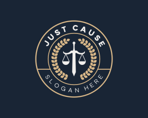 Justice Sword Scale logo