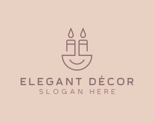 Scented Candle Decoration logo design