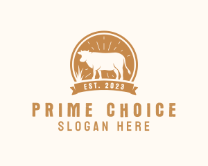 Prime Beef Steakhouse logo design