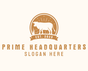 Prime Beef Steakhouse logo design