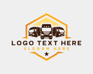 Transport Truck Logistic logo