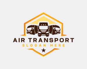 Transport Truck Logistic logo design