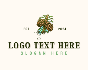 Korea Pine Cones logo