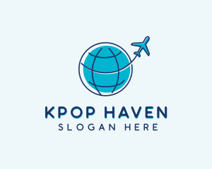 Flight Aviation Airplane logo design