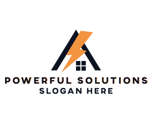 Lightning Power House  logo design