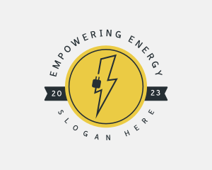 Lightning Electric Power logo design