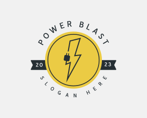 Lightning Electric Power logo design