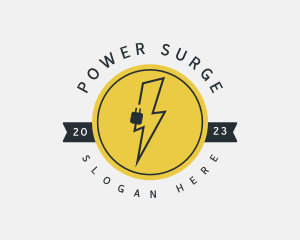 Lightning Electric Power logo design