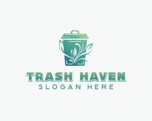 Sustainable Garbage Compost logo design