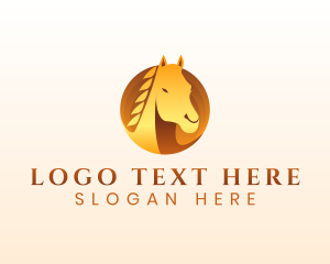 Luxury Equestrian Horse Logo