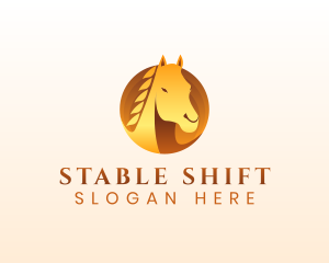 Luxury Equestrian Horse logo design