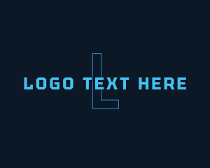 Futuristic Tech Company Logo