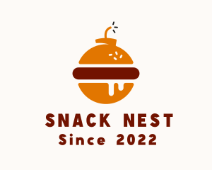 Bomb Burger Street Food  logo design