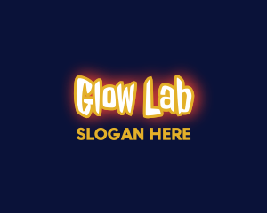 Funky Glowing Gamer logo