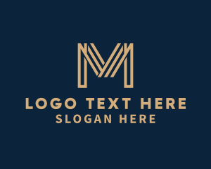 Generic Letter M Company Logo