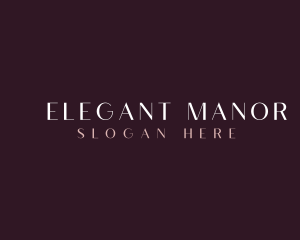Minimalist Elegant Spa logo design