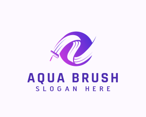 Roller Painting Refurbish logo design