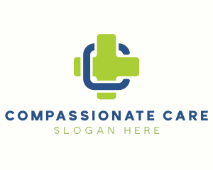 Medical Care Letter C logo design