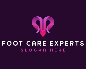 Heart Love Care logo design