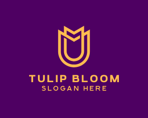 Double Orange Tulip logo design