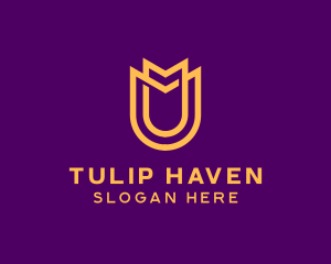 Double Orange Tulip logo design