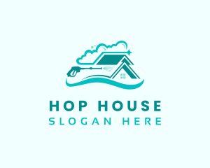 House Pressure Washing logo design