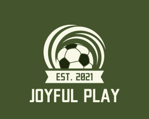 Soccer Ball Banner logo